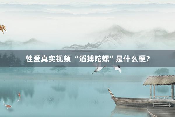 性爱真实视频 “滔搏陀螺”是什么梗？